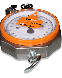 Dial-type crane scale 0-200kg 24VDC KPZ301 f/male feeding